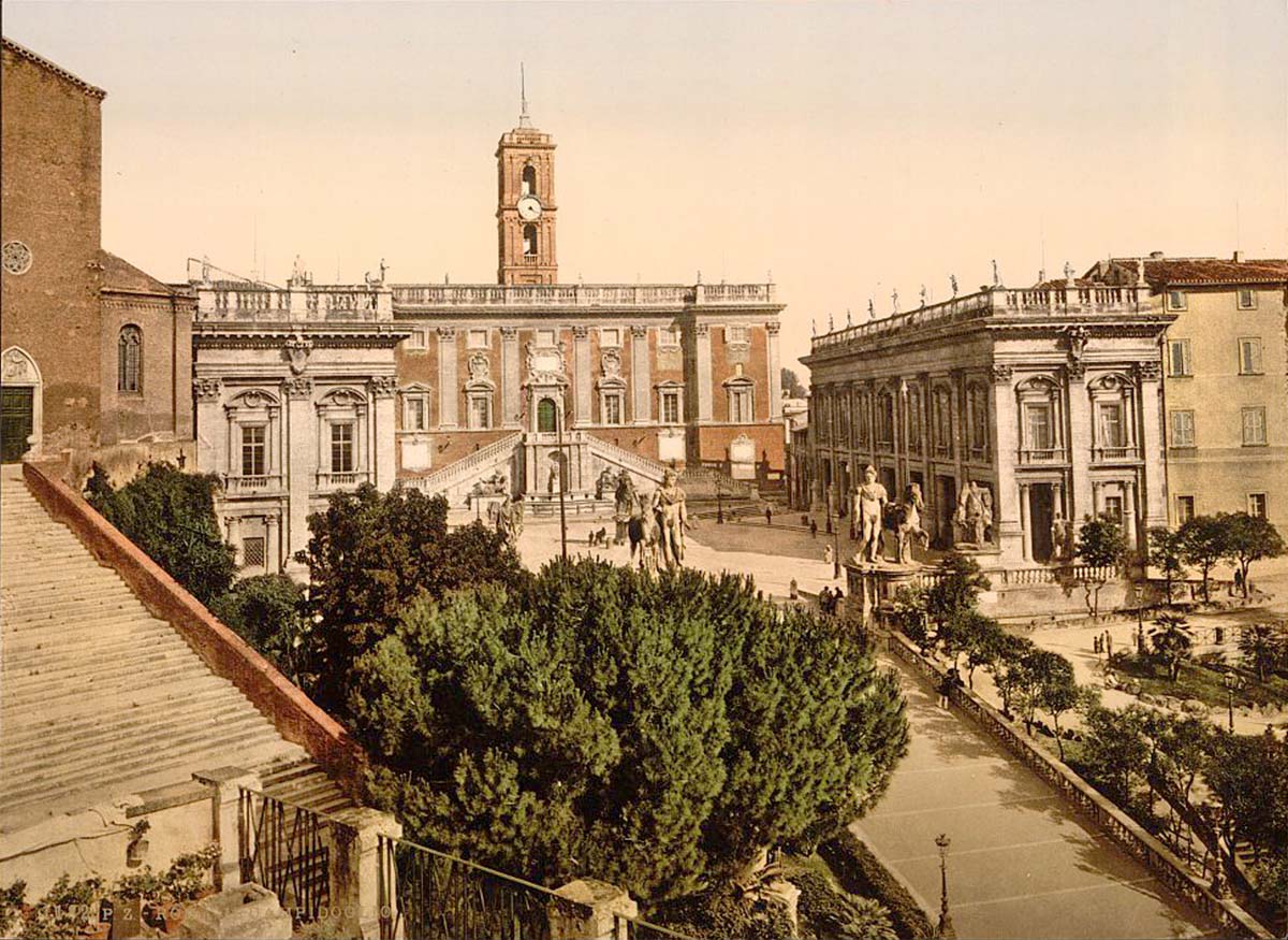 Rome. The Capitoline, circa 1900