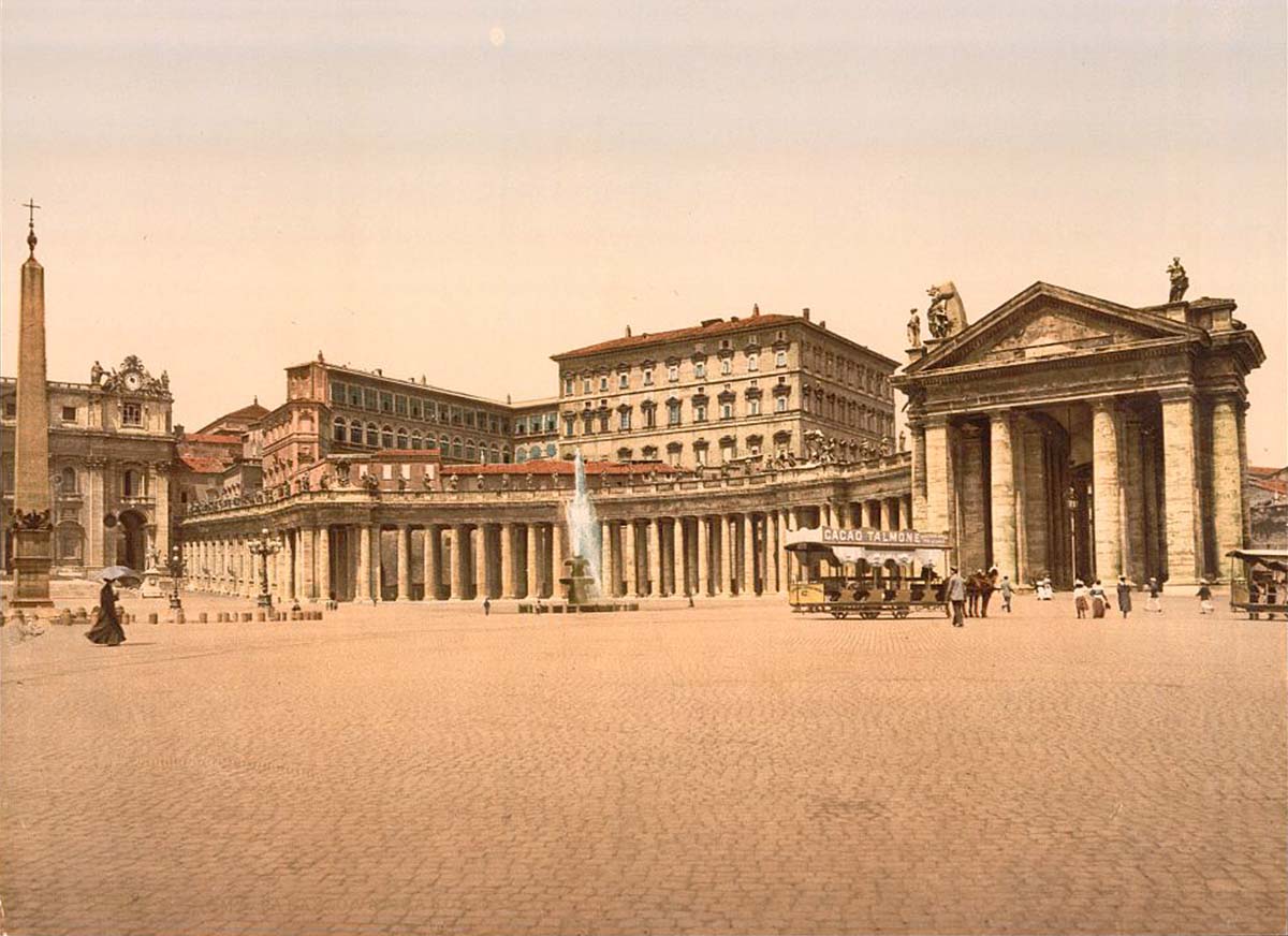 Rome. The Vatican, circa 1890