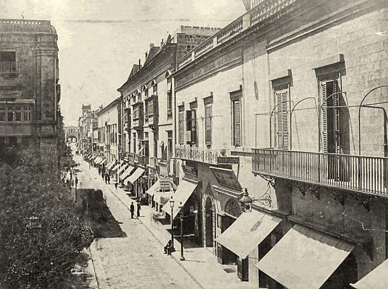 Valletta. Strada Reale, 1883
