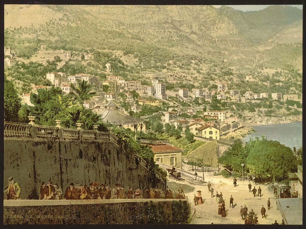 Monte Carlo. General view, 1890