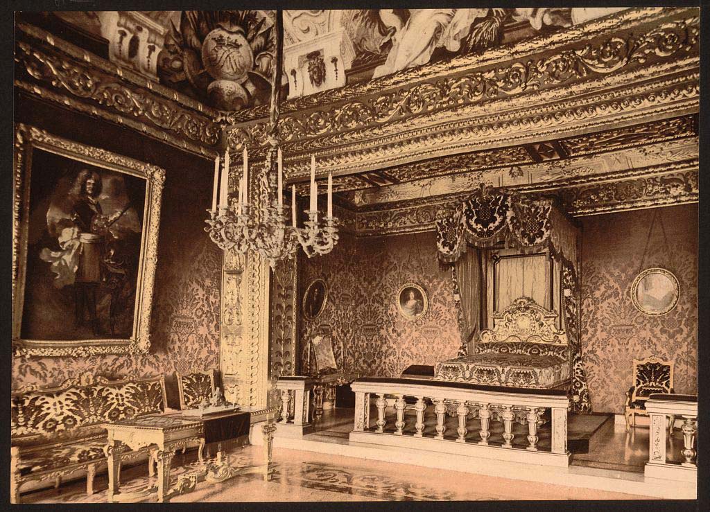 Monte Carlo. The room of the Duke of York, 1890