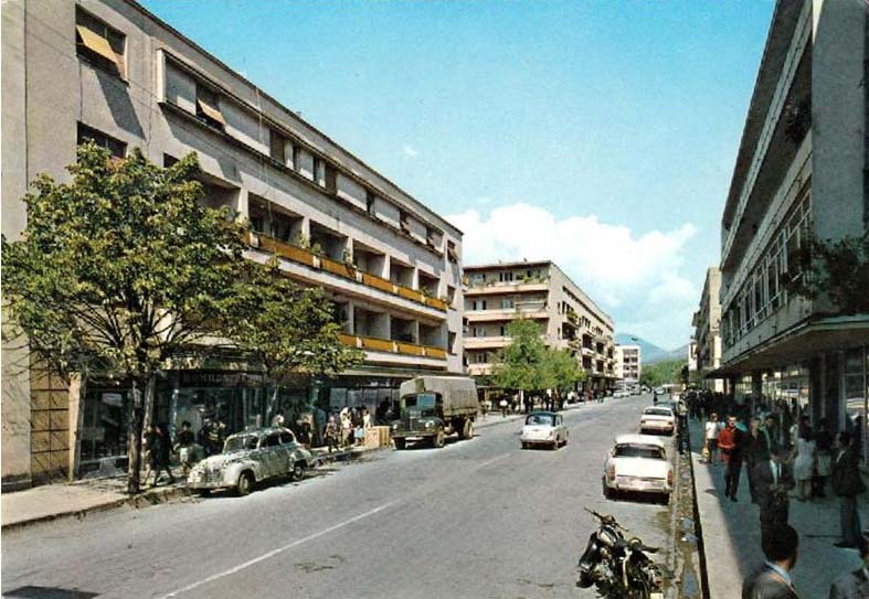 Podgorica. Panorama of street