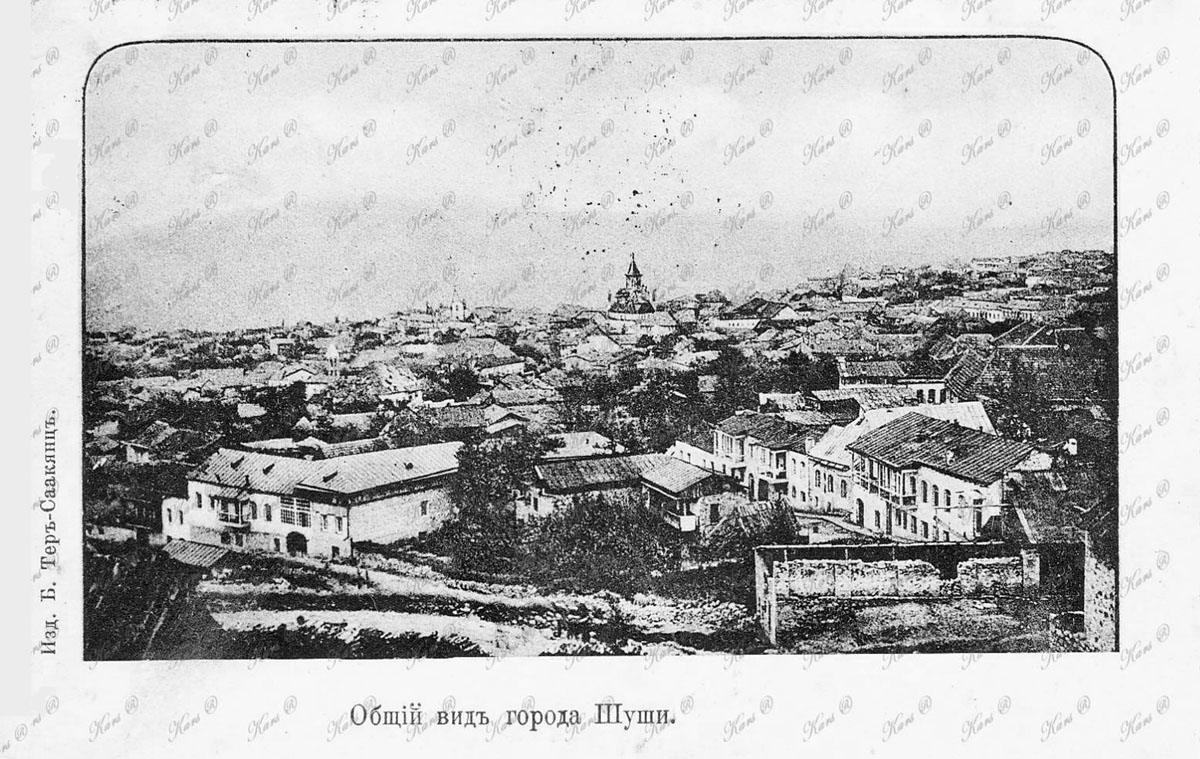 Shusha. Panorama of city