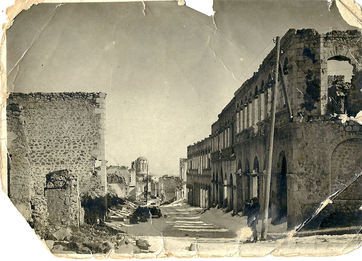 Shusha. The ruins of the city