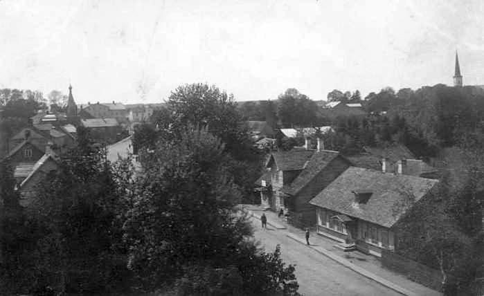 Johvi. Panorama of city, 1925