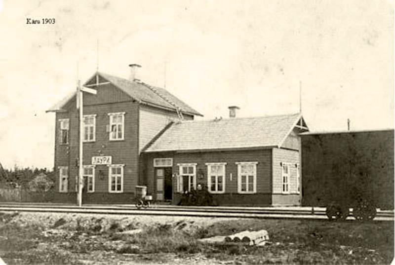 Kyaru. Railroad station, 1903