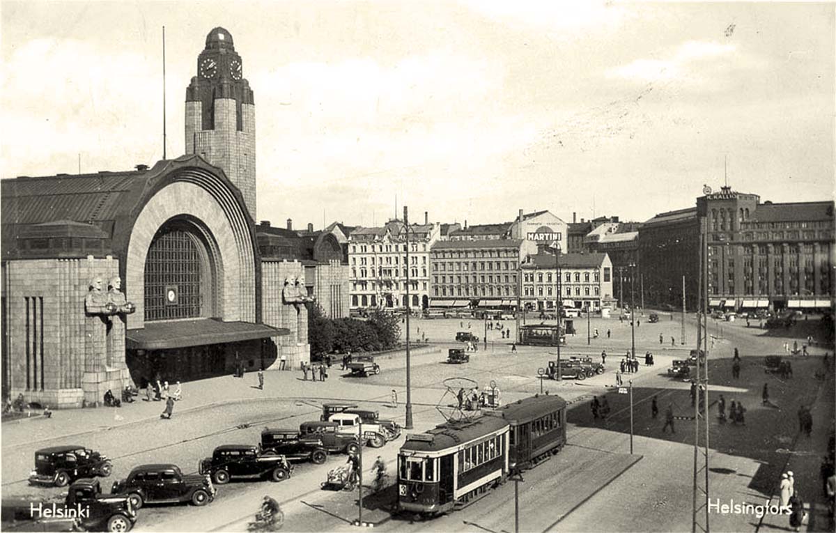 Helsinki (Helsingfors). Railway Station