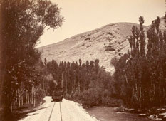 Borjomi. The plot of Railroad Khashuri-Borjomi
