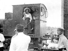 Poti. Steam locomotive