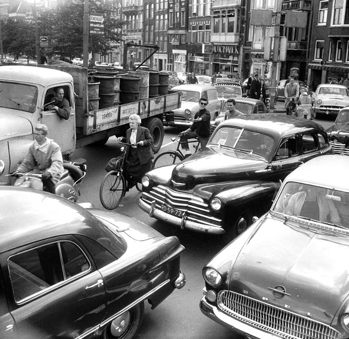 Amsterdam. Muntplein, 1958