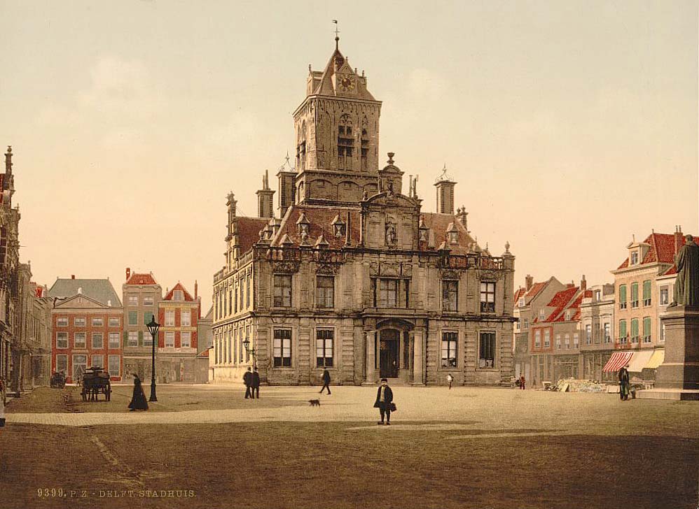 Delft. Town hall, 1890