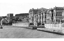 Istanbul. Dolmabahce Palace and the German Embassy