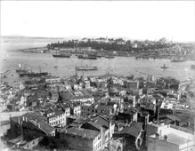 Istanbul. Panorama of harbor