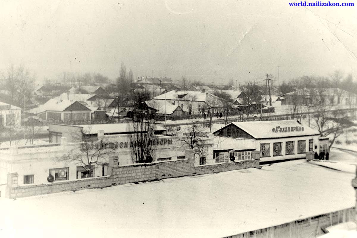 Artemivsk. Panorama of the central market, 1966
